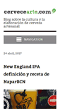 Mobile Screenshot of cervecearte.com
